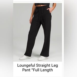 Lululemon Loungeful Straight Leg Pant size 10